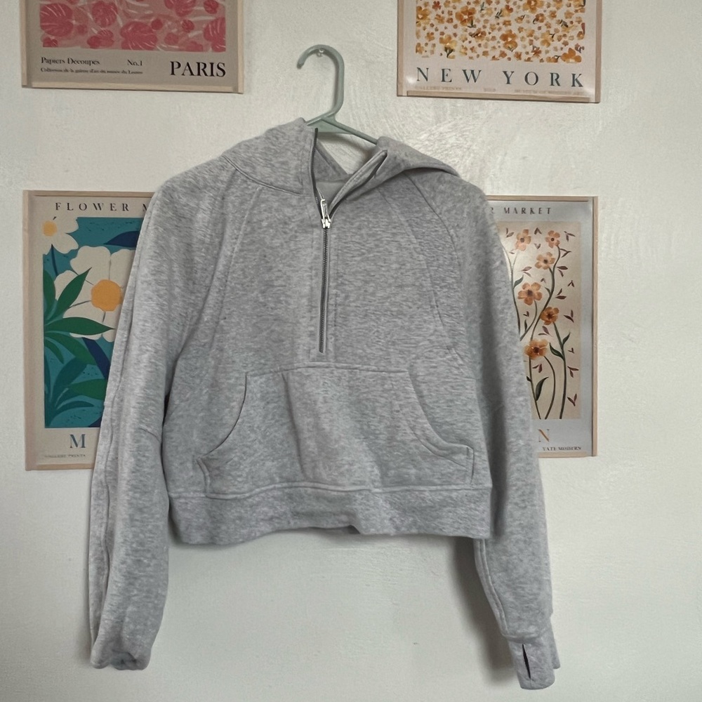 LULULEMON Scuba hoodie heather grey